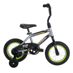 Bicicleta para Niños Rock It Huffy , Ruedas de 12", Mayores de 3 Años, Ruedas de Entrenamiento, Gris - Imagen 2